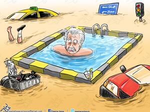 Amman Mayor Aqel Biltaji got slammed on Thursday by residents for the capital's infrastructure woes. (Twitter)