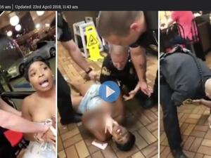 اتهم أفراد الشرطة المرأة بشتمهم ومقاومتهم