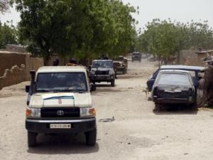 مركبات تابعة للجيش النيجيري في مدينة داماساك
