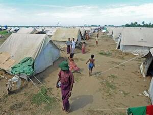 دمار هائل لمنازل المسلمين في ميانمار