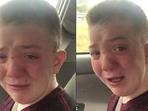 الطفل باكيا: إنهم يسكبون الحليب على رأسي ويضعون اللحم على ملابسي ويرمونني بالخبز 
