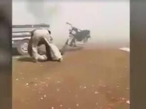 غارات جوية على بلدة الهبيط بريف إدلب 