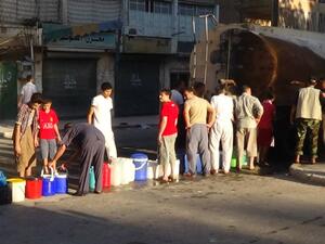 غضب في حلب لانقطاع مياه الشرب