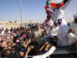 مسلم البراك بعد عامين من سجنه