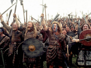 After all, the Scots are known for their bravery. (Twitter)