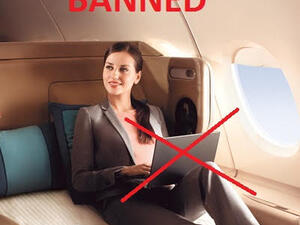 حظر الإلكترونيات على الطائرات