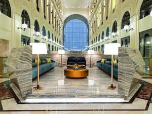The Hotel Galleria by Elaf is a landmark inspired by the famed Galleria Vittorio Emanuele II in Milan.