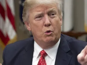 US President Donald Trump in boisterous mood (AFP/File Photo)	