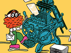 Part of promotional material for Cairo Comix Festival. (Ahram)