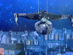 Spiderman act: "Karimbo" went through to the finals last night. (Image: Facebook)