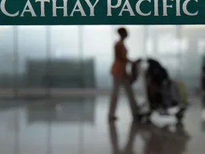 This year, the Hong Kong-based carrier reported its first annual loss since the 2008 global financial crisis. (Dale De La Rey/ AFP)