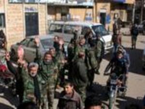 مقاتلون موالون للرئيس السوري بشار الأسد

