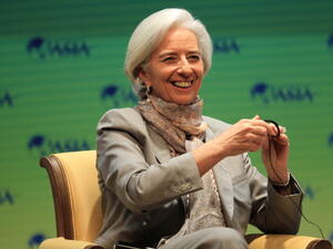IMF's chief Christine Lagarde says loans to countries like Tunisia are a 'token of support'. (AFP/ File)