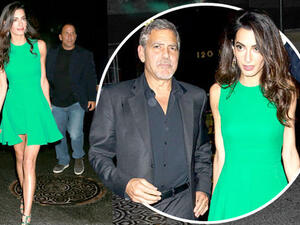 Amal and George Clooney celebrate their first wedding anniversary. (Mmc-news.com)