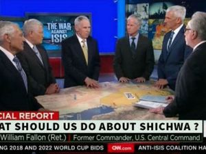 The Twitter user's elaborate prank included doctoring shots of CNN. (Twitter) 