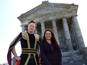 Conan O'Brien travelled to Armenia to film a very special episode of his comedy show Team Coco. (Facebook)