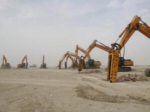 The Athens-based company was awarded $335 million to reconstruct part of the Doha industrial area. (AFP/File) The Athens-based company was awarded $335 million to reconstruct part of the Doha industrial area. (AFP/File)