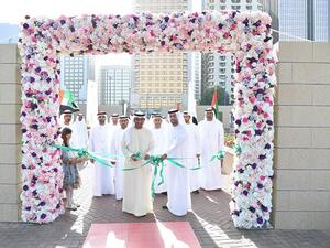 Ahmed Nasser bin Zayed and Saif Badr Al Qubaisi during the Opening Ceremony.