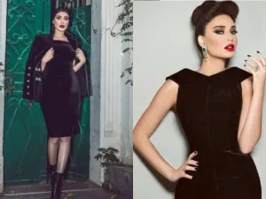 حددي شفاهك بالكونتور الأحمر ثم طبقي قلم روج أحمر داكن