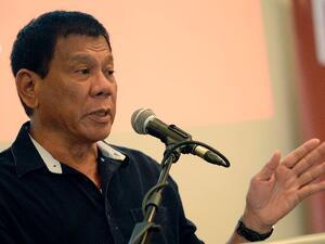 Duterte was elected last year largely on an incendiary law-and-order platform in which he promised to eradicate illegal drugs in society by killing 100,000 people (AFP/File)