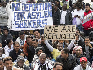 Most of the migrants entered Israel by crossing through Egypt from Eritrea and Sudan seeking asylum (AFP/File)