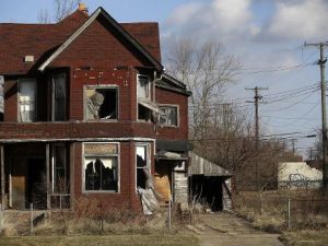 منزل مهجور في ديترويت
