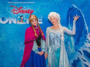 Royal Sisters, Anna and Elsa from Disney’s Frozen come to Dubai for the first time in Disney On Ice presents Princesses & Heroes. (Image: Four Communications)