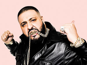 DJ Khaled is famous for his love of Snapchatting. (File photo)
