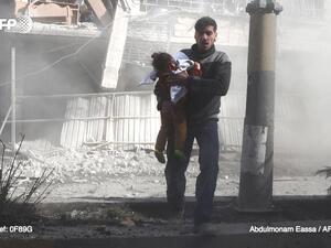 قوات الاسد هجرت الاف المدنيين من ابناء الغوطة 