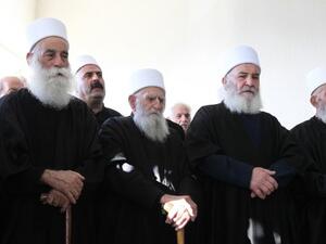 The Druze community in Israel is officially recognized as a separate religious entity with its own courts (with jurisdiction in matters of personal status - marriage, divorce, maintenance and adoption) and spiritual leadership. (AFP/Anwar Amro)