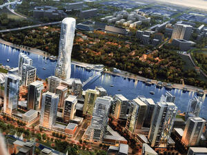 Emaar Properties' new mixed-use beachfront development in Dubai's Al Mamzar district is expected to have a preliminary cost of $2.72 billion. (AFP/File) Emaar Properties' new mixed-use beachfront development in Dubai's Al Mamzar district is expected to have a preliminary cost of $2.72 billion. (AFP/File)
