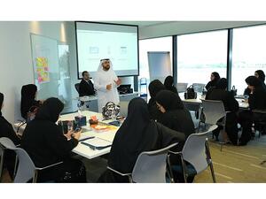During one of the summer training workshops