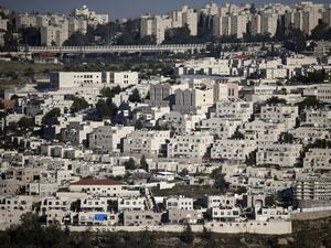 An illegal settlement is seen in East Jerusalem. (AFP/File)