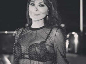 The top Elissa chose left little to the imagination as it revealed her black bra (Source: elissazkh - Instagram) The top Elissa chose left little to the imagination as it revealed her black bra (Source: elissazkh - Instagram)