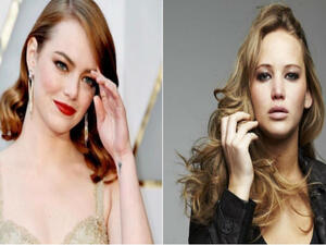 جنيفر لورانس وإيما ستون (instagram.com)