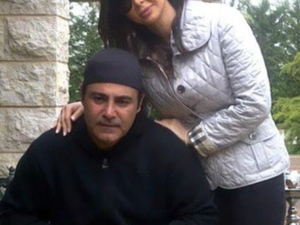 Assi smoking Shisha with wife
