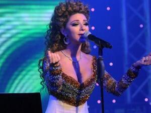 Mariam Fares during Kuwait concert