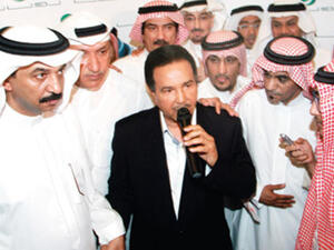 Mohammad Abdo upon arrival to Saudi Arabia