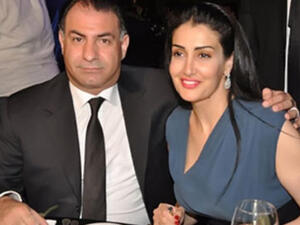 الممثلة المصرية غادة عبد الرازق  و زوجها