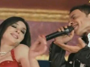دينا و سعد الصغير في (شارع الهرم)