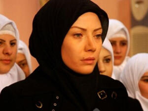 سلافة معمار في مشهد من المسلسل