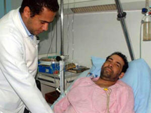 سعد الصغير على فراش المرض
