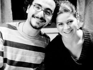 Yusra Al Lawzi and her husband
