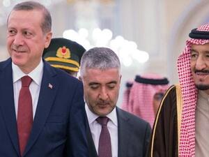 العاهل السعودي الملك سلمان والرئيس التركي رجب طيب اردوغان