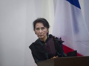 Myanmar's foreign minister and de facto leader Aung San Suu Kyi (AFP/File)