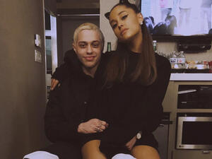 The couple got together just weeks after the 25-year-old singer split from her boyfriend-of-two years Mac Miller (Source: arianagrande / Instagram )  