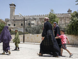The mosque, believed to be the burial place of the prophet Abraham, is sacred to both Muslims and Jews and has been the site of oft-violent tensions for decades (AFP/File Photo)