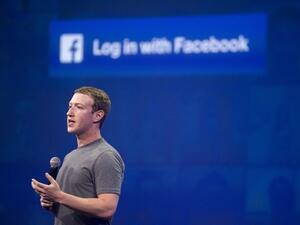 Facebook CEO Mark Zuckerberg speaks at the F8 summit in San Francisco, California, on March 25, 2015. (Josh Edelson/ AFP)