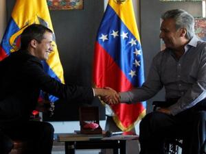 غوايدو يتلقى في الإكوادور دعم الرئيس مورينو