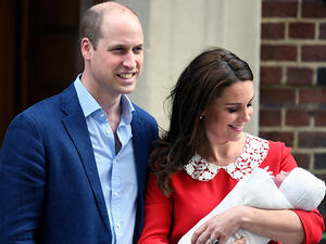 كيت ميدلتون والامير ويليام والأمير لويس